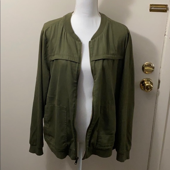 Old Navy bomber jacket lightweight olive size xl - Picture 5 of 8